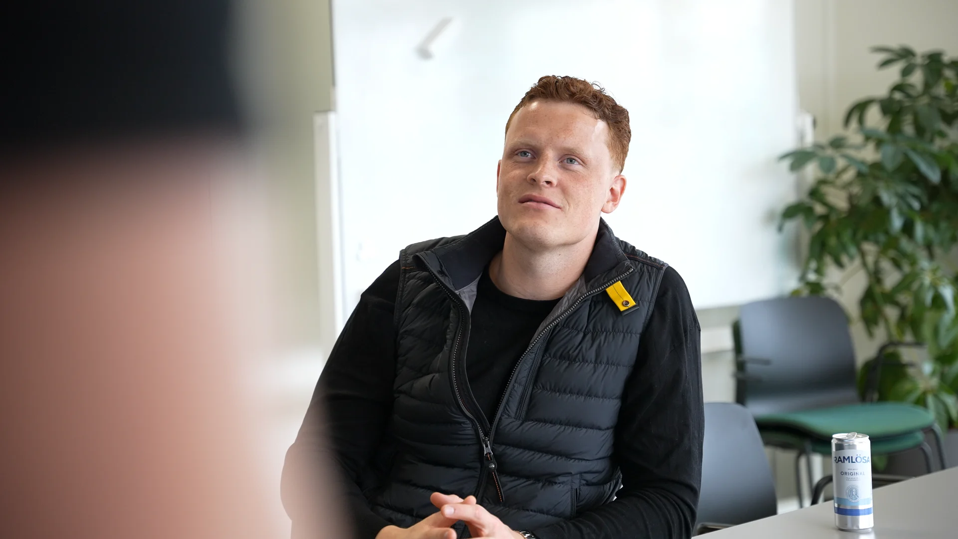Kundemoede paa kontoret i Vejle