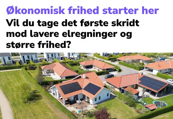 Artikellignende annonce: Økonomisk frihed starter her – lavere elregninger